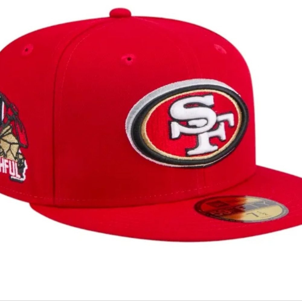 San Francisco 49ers Red On Stage Official 2024 NFL Draft On Stage New Era 59FIFT